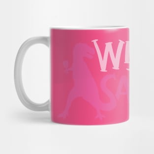 WinoSaur - Funny Wine lover shirts and gifts - T-Rex Women Woman Girls Mug